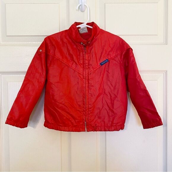 Vintage Lightweight Toddlers Only Red Jacket - Picture 1 of 10